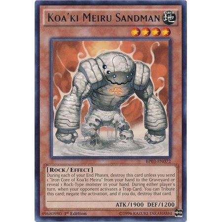 Image for Koa'ki Meiru Sandman (BP03-EN072) (BP03) - YuGiOh