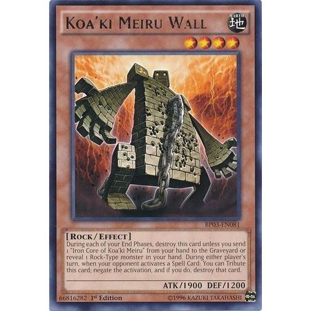 Image for Koa'ki Meiru Wall (BP03-EN081) (BP03) - YuGiOh