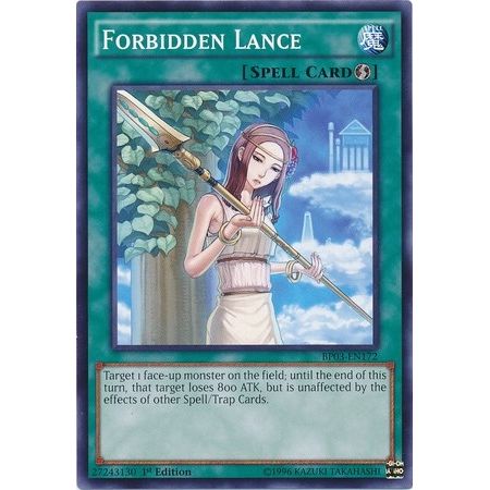 Image for Forbidden Lance (BP03-EN172) (BP03) - YuGiOh