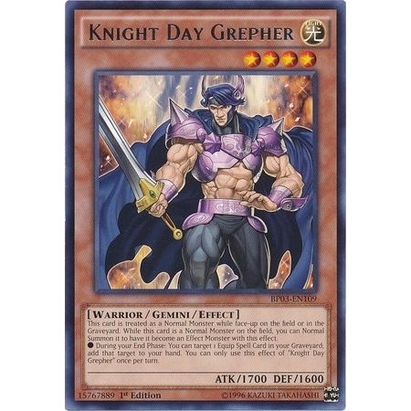 Image for Knight Day Grepher (BP03-EN109) (BP03) - YuGiOh