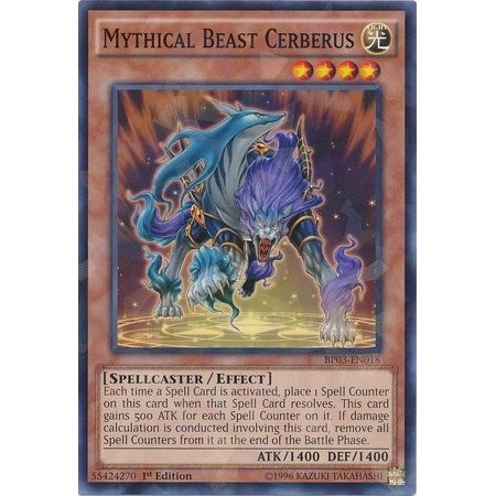 Image for Mythical Beast Cerberus (Shatterfoil) (BP03-EN018) (BP03) - YuGiOh