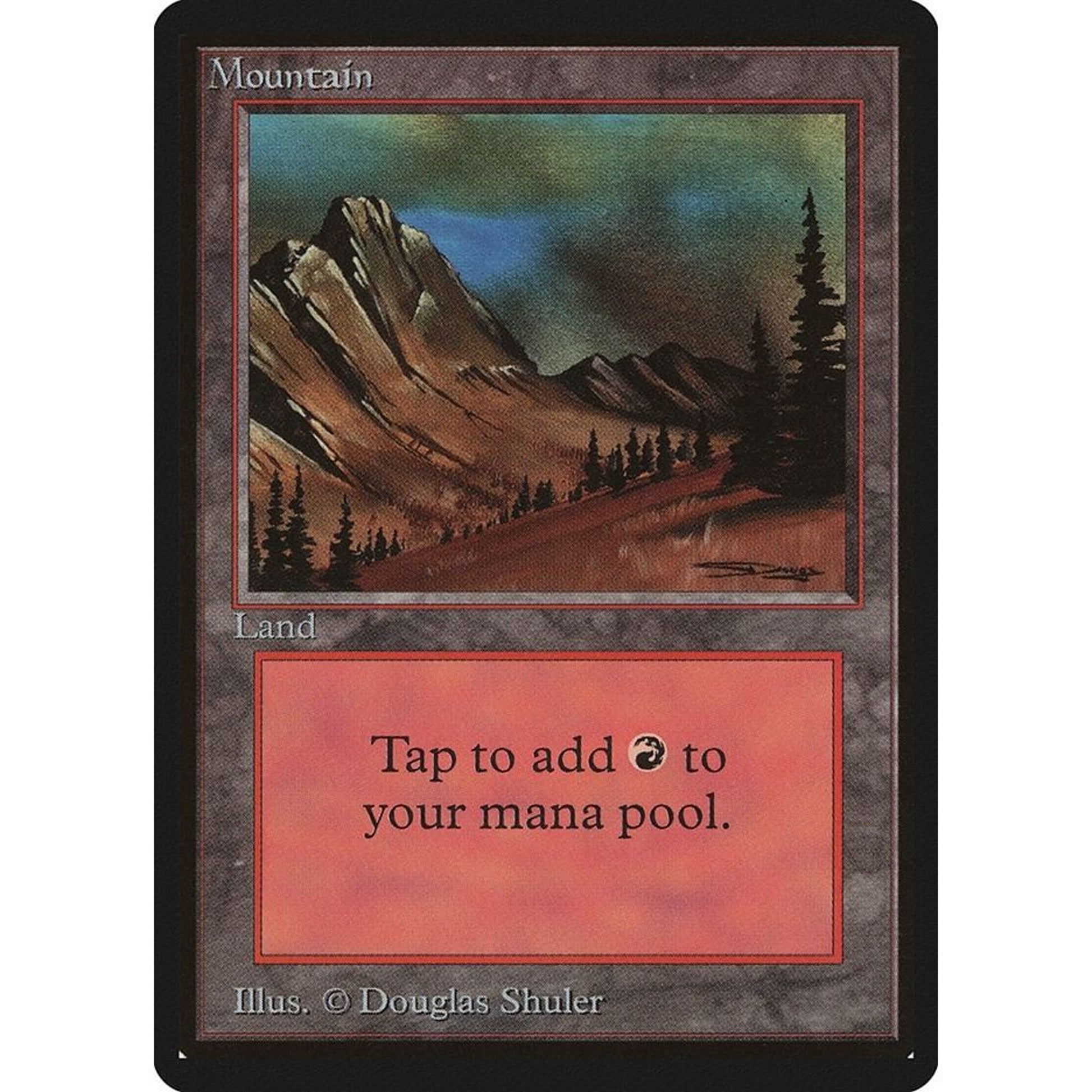 Image for Mountain (C) (LEB) - Magic: The Gathering