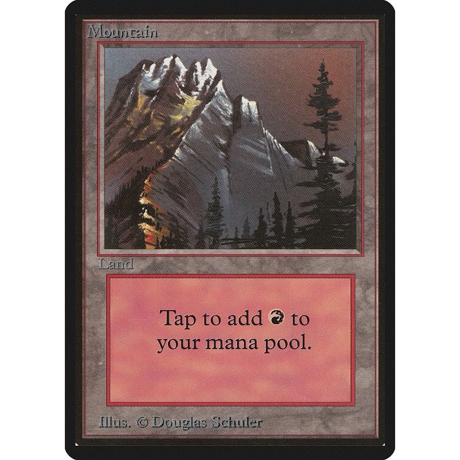 Image for Mountain (A) (LEB) - Magic: The Gathering