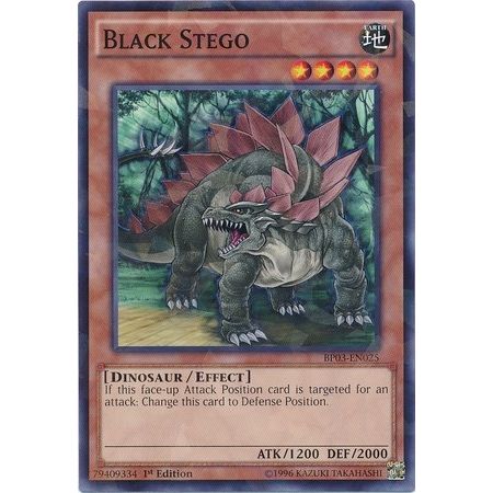 Image for Black Stego (Shatterfoil) (BP03-EN025) (BP03) - YuGiOh