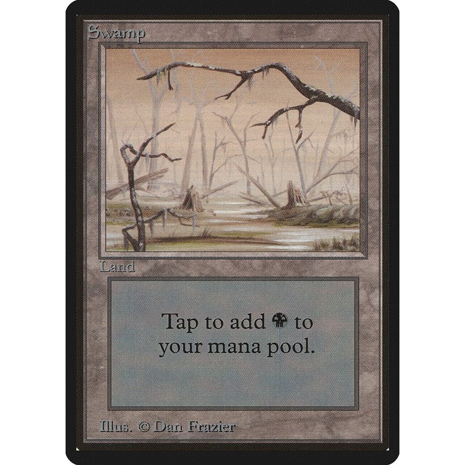 Image for Swamp (B) (LEB) - Magic: The Gathering