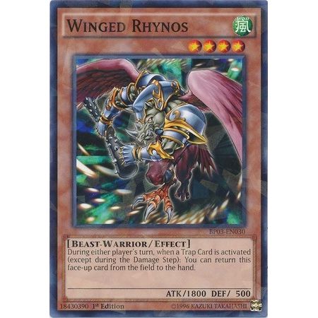 Image for Winged Rhynos (Shatterfoil) (BP03-EN030) (BP03) - YuGiOh
