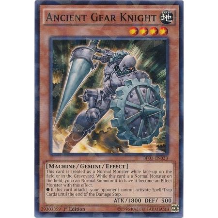 Image for Ancient Gear Knight (Shatterfoil) (BP03-EN033) (BP03) - YuGiOh