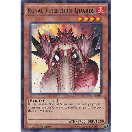 Image for Royal Firestorm Guards (Shatterfoil) (BP03-EN034) (BP03) - YuGiOh