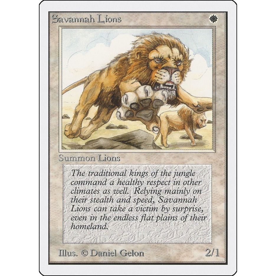 Image for Savannah Lions (2ED) - Magic: The Gathering