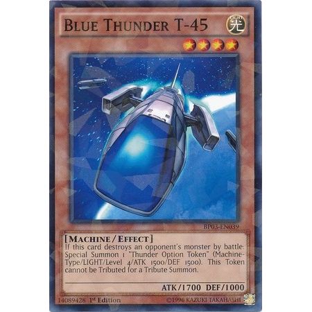 Image for Blue Thunder T-45 (Shatterfoil) (BP03-EN039) (BP03) - YuGiOh