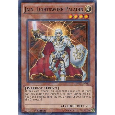 Image for Jain, Lightsworn Paladin (Shatterfoil) (BP03-EN042) (BP03) - YuGiOh