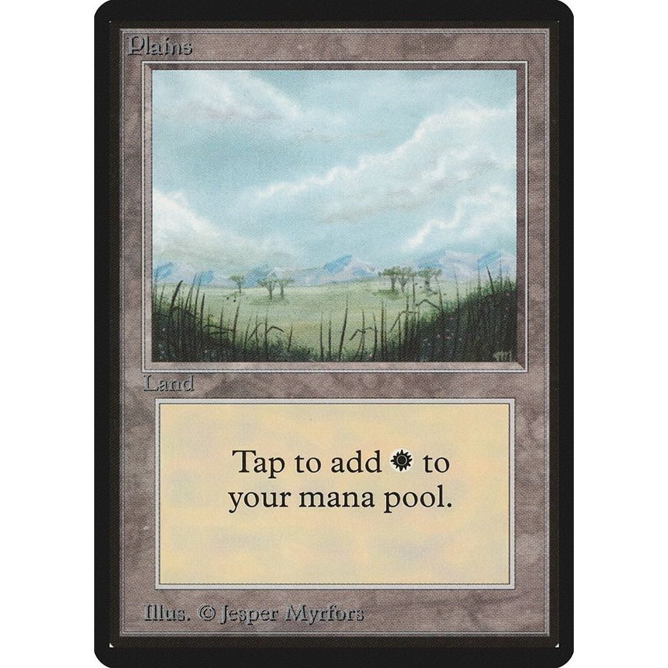 Image for Plains (B) (LEB) - Magic: The Gathering