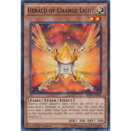 Image for Herald of Orange Light (Shatterfoil) (BP03-EN050) (BP03) - YuGiOh