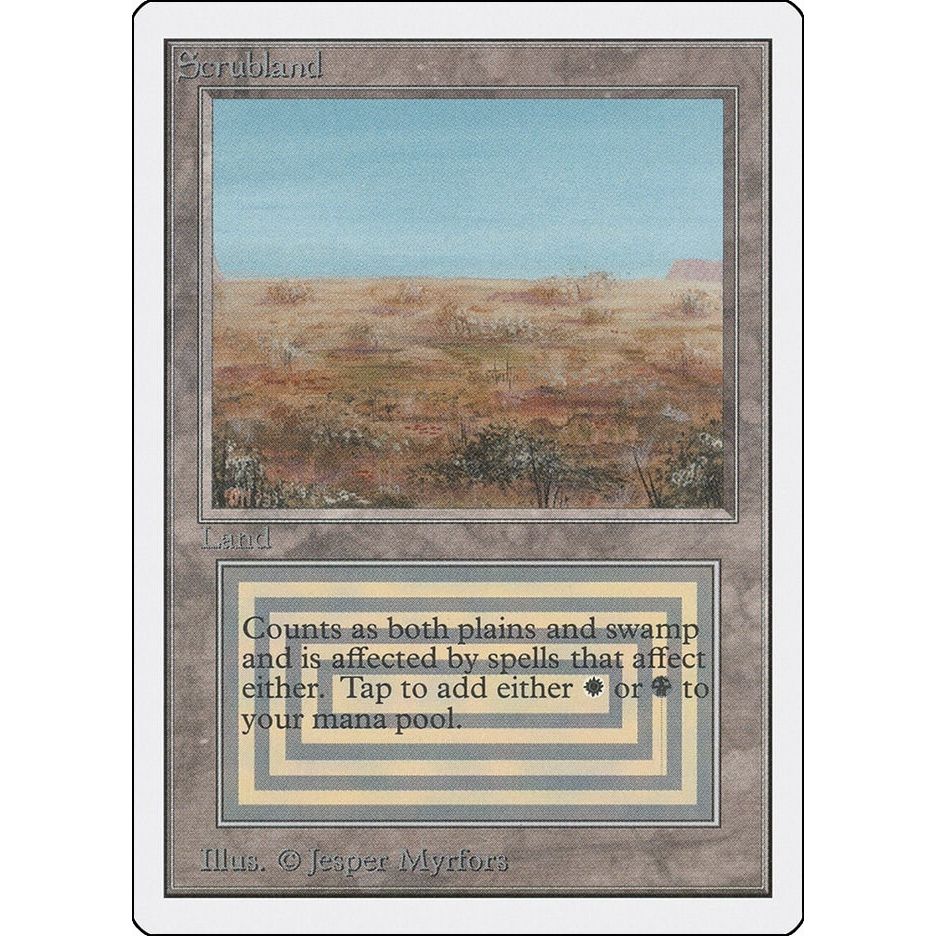 Image for Scrubland (2ED) - Magic: The Gathering