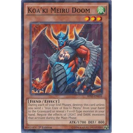 Image for Koa'ki Meiru Doom (Shatterfoil) (BP03-EN058) (BP03) - YuGiOh