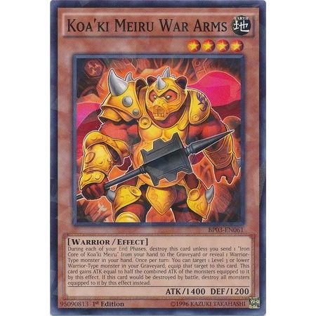 Image for Koa'ki Meiru War Arms (Shatterfoil) (BP03-EN061) (BP03) - YuGiOh