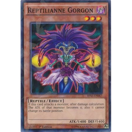 Image for Reptilianne Gorgon (Shatterfoil) (BP03-EN067) (BP03) - YuGiOh