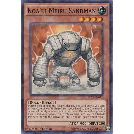Image for Koa'ki Meiru Sandman (Shatterfoil) (BP03-EN072) (BP03) - YuGiOh