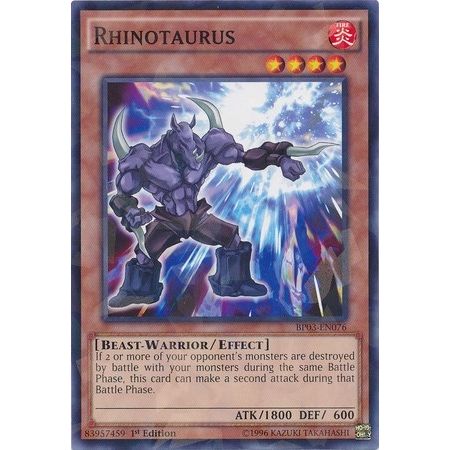 Image for Rhinotaurus (Shatterfoil) (BP03-EN076) (BP03) - YuGiOh
