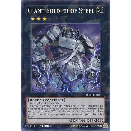 Image for Giant Soldier of Steel (Shatterfoil) (BP03-EN126) (BP03) - YuGiOh