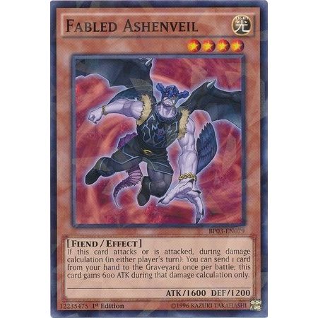 Image for Fabled Ashenveil (Shatterfoil) (BP03-EN079) (BP03) - YuGiOh