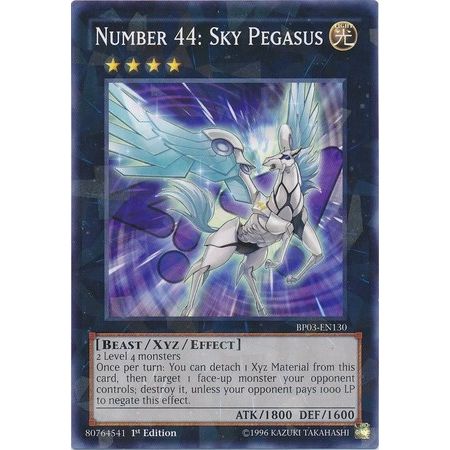 Image for Number 44: Sky Pegasus (Shatterfoil) (BP03-EN130) (BP03) - YuGiOh