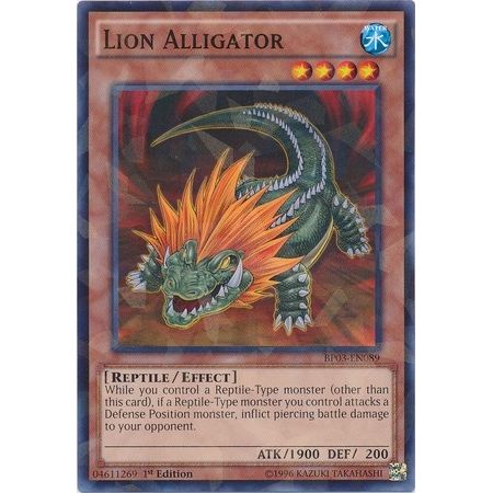 Image for Lion Alligator (Shatterfoil) (BP03-EN089) (BP03) - YuGiOh