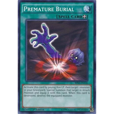 Image for Premature Burial (BP03-EN136) (BP03) - YuGiOh