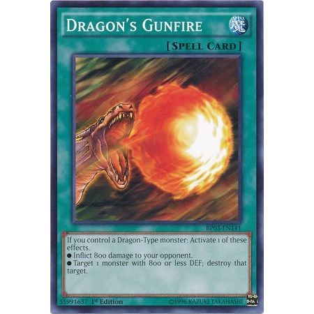 Image for Dragon's Gunfire (BP03-EN141) (BP03) - YuGiOh