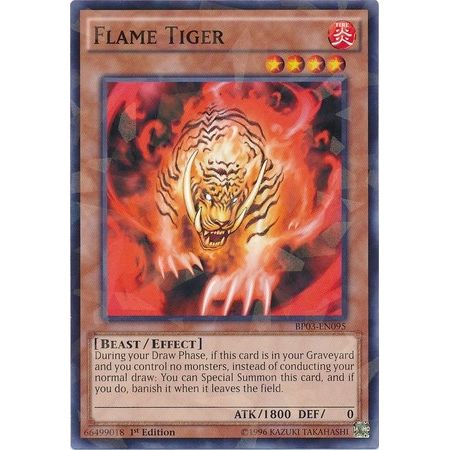 Image for Flame Tiger (Shatterfoil) (BP03-EN095) (BP03) - YuGiOh