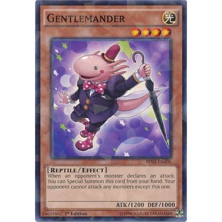 Image for Gentlemander (Shatterfoil) (BP03-EN106) (BP03) - YuGiOh