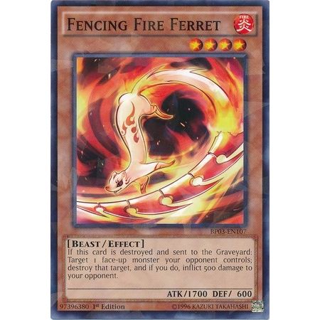 Image for Fencing Fire Ferret (Shatterfoil) (BP03-EN107) (BP03) - YuGiOh