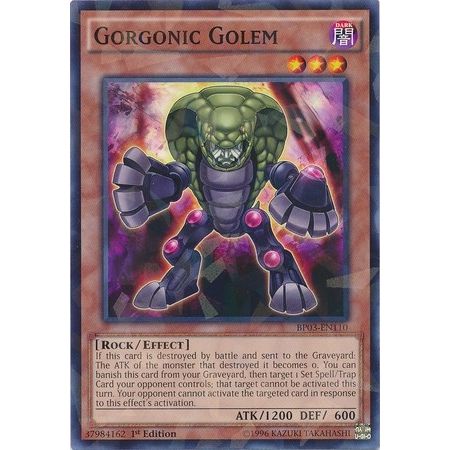 Image for Gorgonic Golem (Shatterfoil) (BP03-EN110) (BP03) - YuGiOh