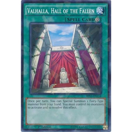 Image for Valhalla, Hall of the Fallen (Shatterfoil) (BP03-EN154) (BP03) - YuGiOh