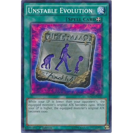 Image for Unstable Evolution (Shatterfoil) (BP03-EN157) (BP03) - YuGiOh