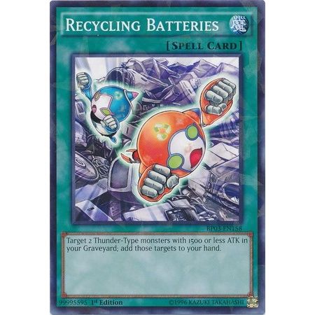Image for Recycling Batteries (Shatterfoil) (BP03-EN158) (BP03) - YuGiOh