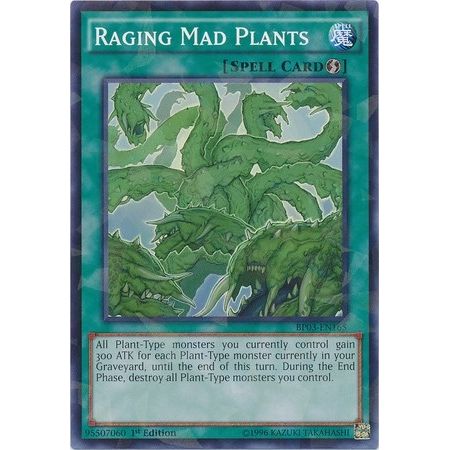 Image for Raging Mad Plants (Shatterfoil) (BP03-EN165) (BP03) - YuGiOh