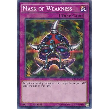 Image for Mask of Weakness (Shatterfoil) (BP03-EN190) (BP03) - YuGiOh