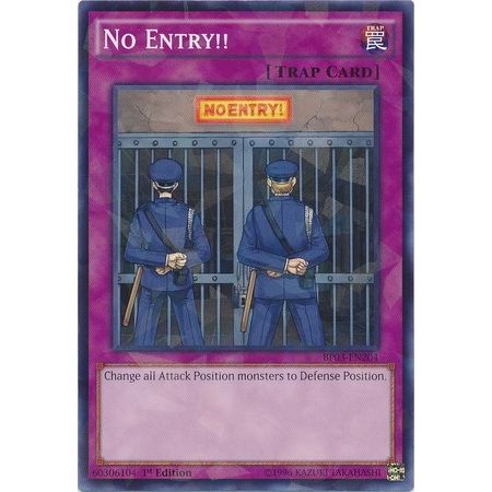Image for No Entry!! (Shatterfoil) (BP03-EN204) (BP03) - YuGiOh