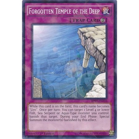 Image for Forgotten Temple of the Deep (Shatterfoil) (BP03-EN216) (BP03) - YuGiOh