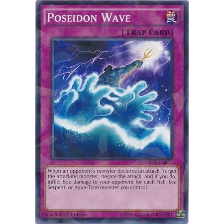 Image for Poseidon Wave (Shatterfoil) (BP03-EN223) (BP03) - YuGiOh