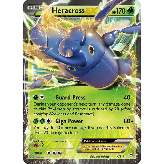 Image for Heracross EX (4/111) (FFI) - Pokemon