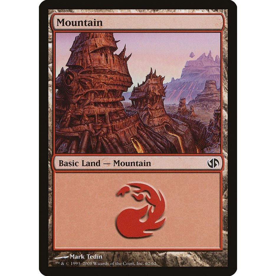 Image for Mountain (62) (62) (DD2) - Magic: The Gathering