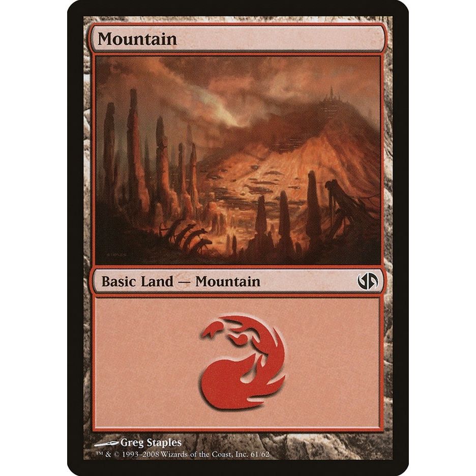 Image for Mountain (61) (61) (DD2) - Magic: The Gathering