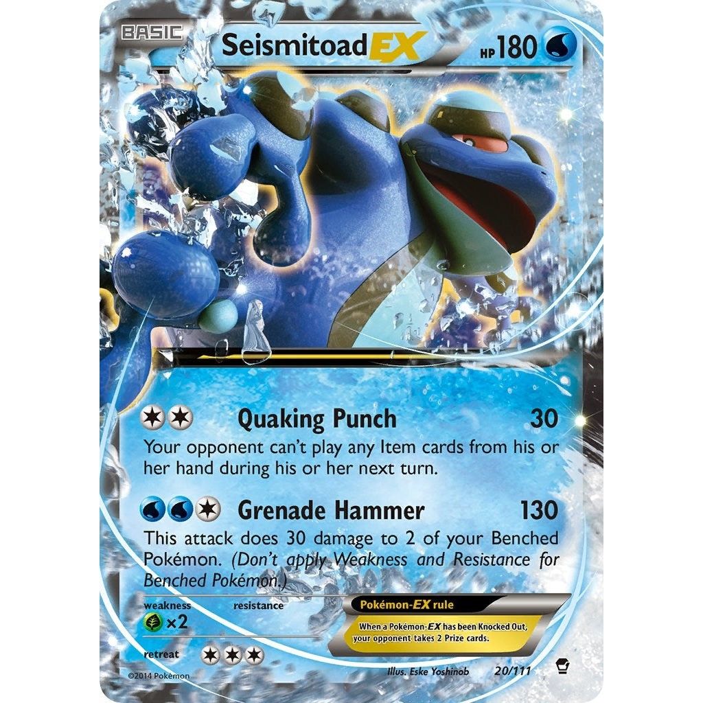 Image for Seismitoad EX (20/111) (FFI) - Pokemon