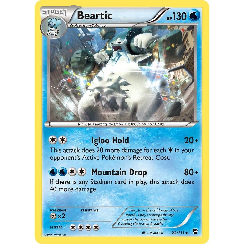 Image for Beartic (22/111) (FFI) - Pokemon