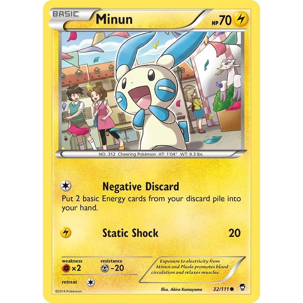 Image for Minun (32/111) (FFI) - Pokemon