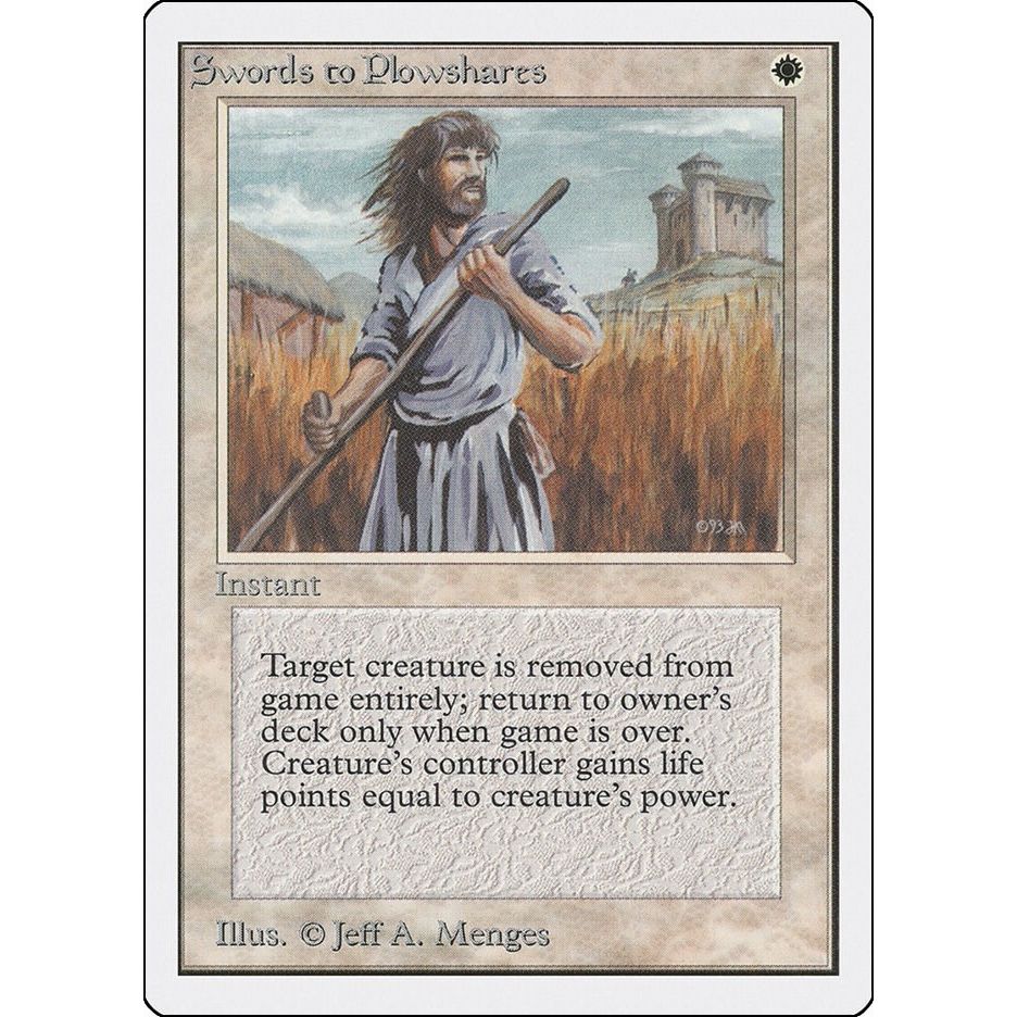 Image for Swords to Plowshares (2ED) - Magic: The Gathering