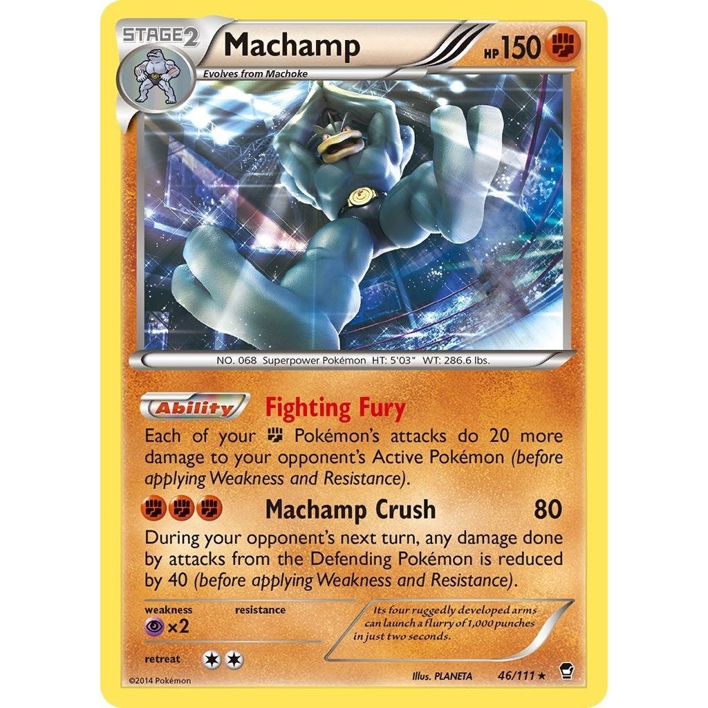 Image for Machamp (46/111) (FFI) - Pokemon