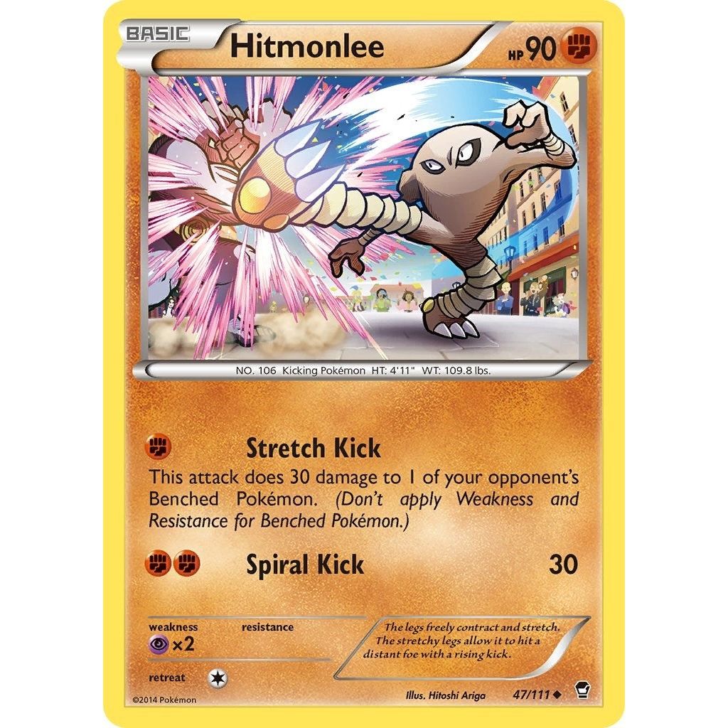 Image for Hitmonlee (47/111) (FFI) - Pokemon